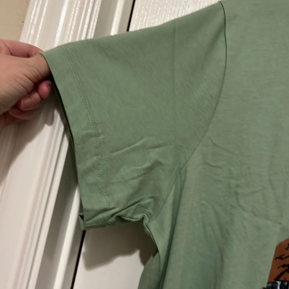 NWT J Crew Fishing dog graphic tee